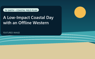 A Low-Impact Coastal Day with an Offline Western Audiobook